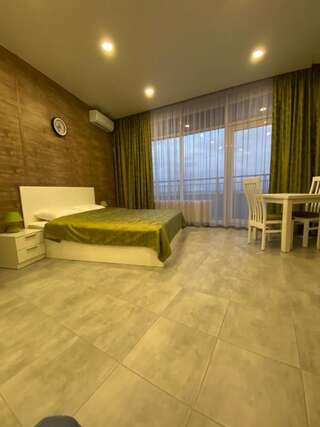 Апартаменты Soul City Apart Hotel Днепр Большой двухместный номер с 1 кроватью-11